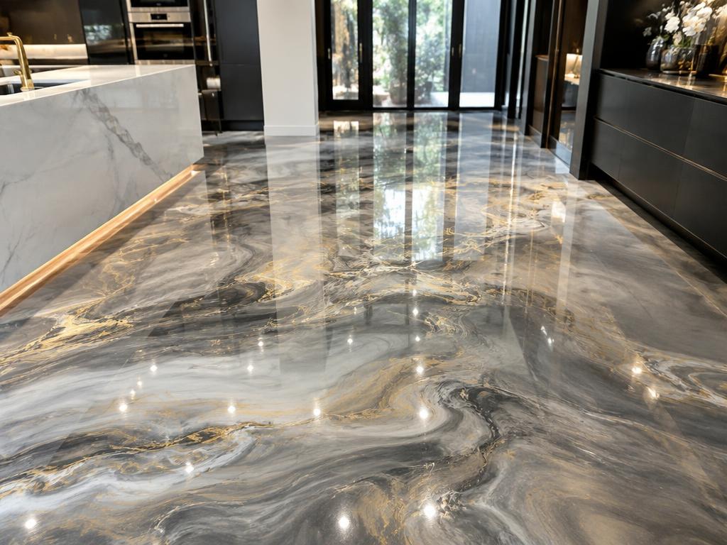 Metallic Marble Epoxy